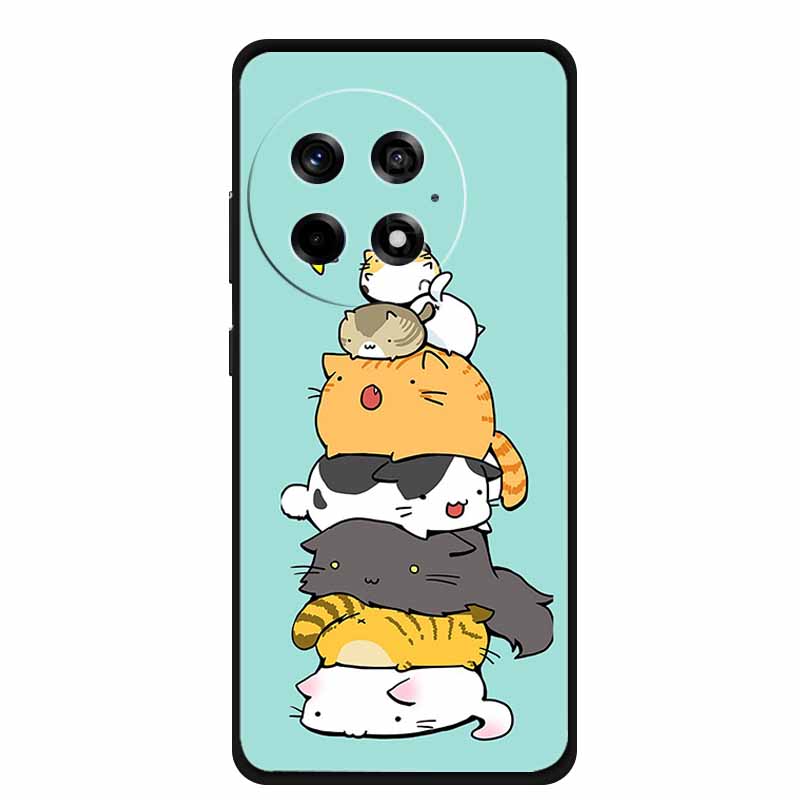 For OnePlus 13 Case Black Silicone Soft Back Cover Case For OnePlus 13 12 5G Case One Plus 13 Ace 5 Pro Ace5 Pro 5Pro 1+13 Coque