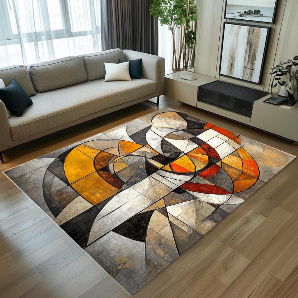 

Скандинавский абстрактный ковер для большой гостиной, decoration, домашний, легко моющийся, коврики, прихожая, спальня, мягкий, противоскользящий коврик для пола 40x60cm