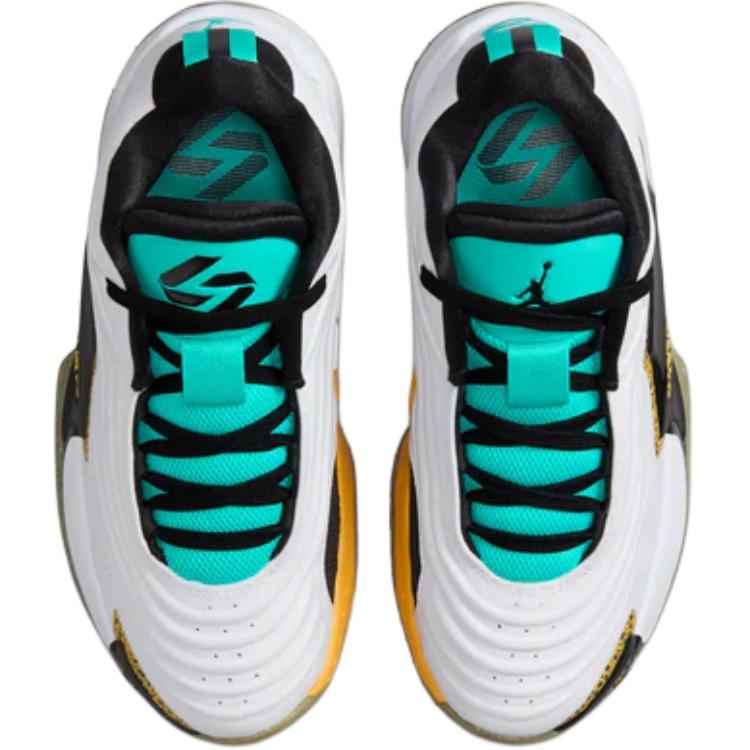 New Jordan Luka 3 Anti Slip Wear Resistant Low Top Children's Basketball Shoes White FQ8185-100