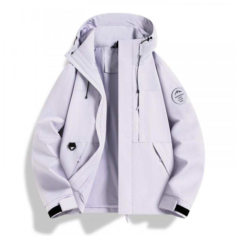 3-in-1 Waterproof Windproof Hiking Jacket With Removable Fleece Liner Men Women Outdoor Trekking Camping