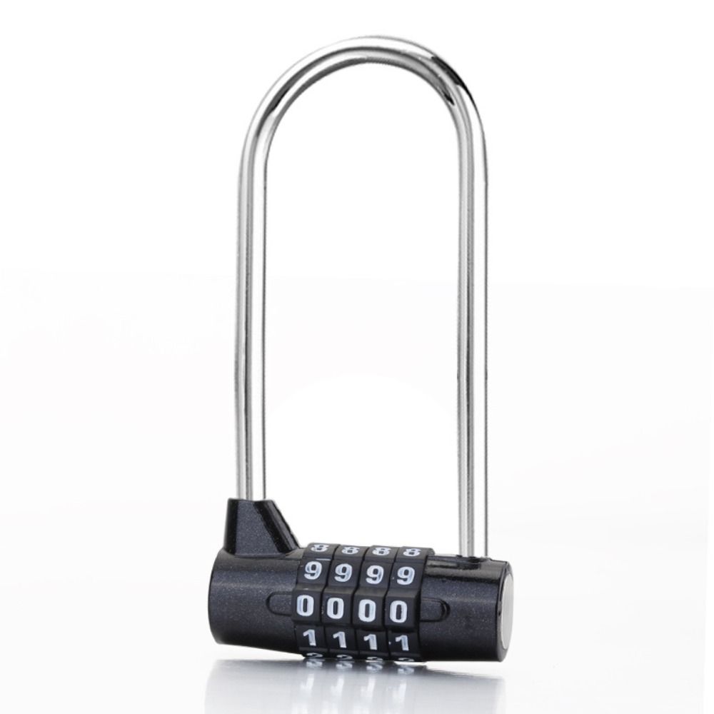 Safely Code Gym Door Lock Security Password Lock Portable Lengthened Shackle Lock  Cabinet