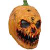 Creepy Halloween Pumpkin Mask, Novelty Latex Scary Halloween Costume Party Props