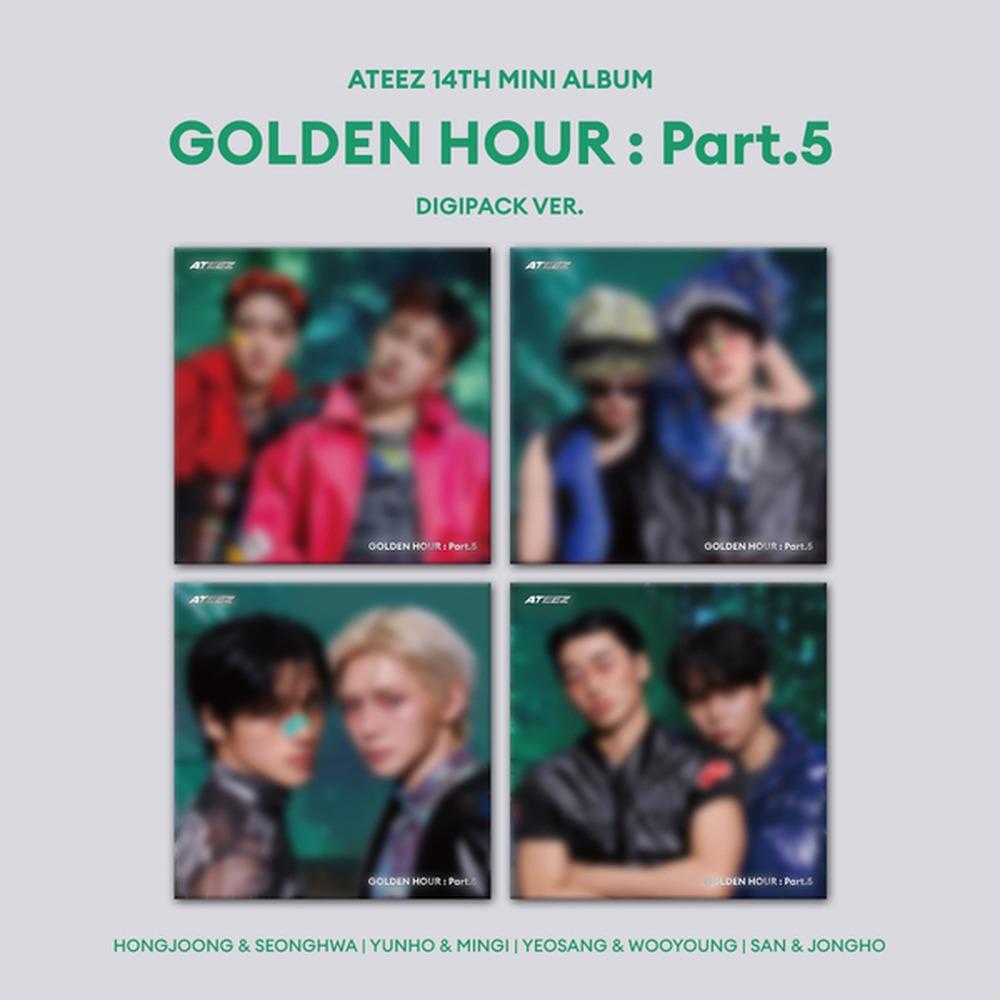 [Предзаказ] ATEEZ GOLDEN HOUR : Часть 5 (ДИДЖИПАК ВЕРСИЯ) Выбор версии Официальный K-POP Альбом CD HONGJOONG & SEONGHWA Unit Ver.