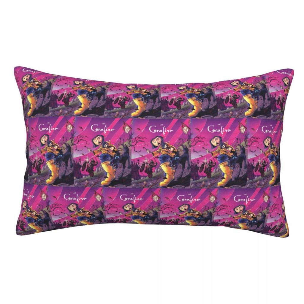 Enchanted Coralines Animation Rectangle Pillowcase Cushion Cover Decorative Bedroom Bed Home Comfort Throw Pillow