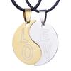 Fashion New Stainless Steel Charm Lock And Key Pendant Necklace Couple Lover Charm Necklace Jewelry Gifts