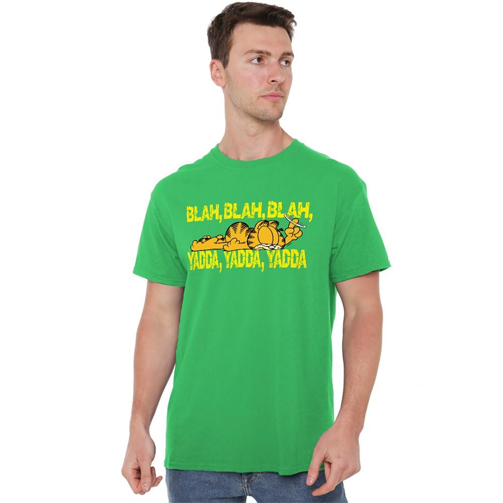 Garfield Blah Blah Blah T-Shirt S-4XL Kelly Green M
