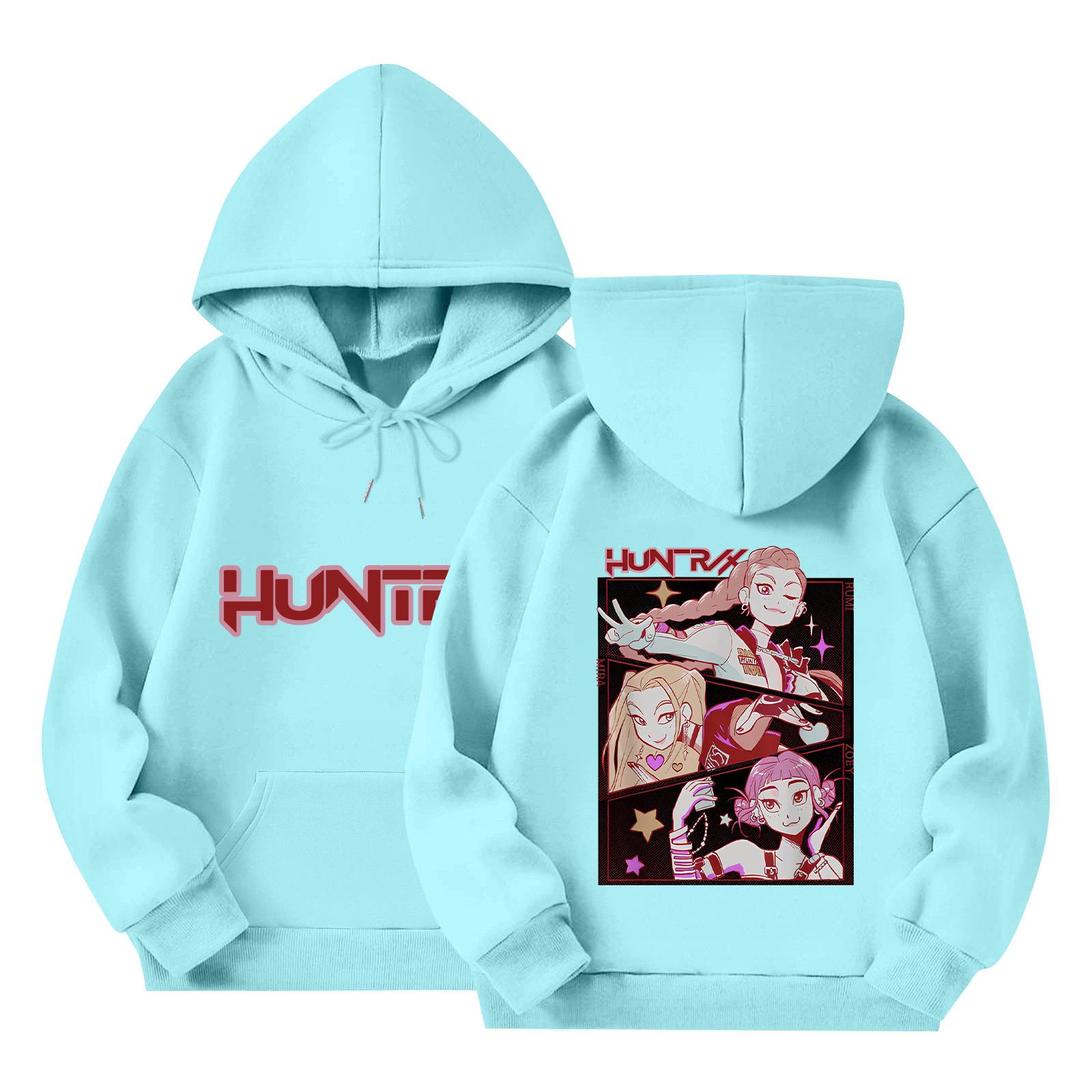 

Дитячий пуловер вільного крою з довгим рукавом, з капюшоном на шнурку та принтом літер 100