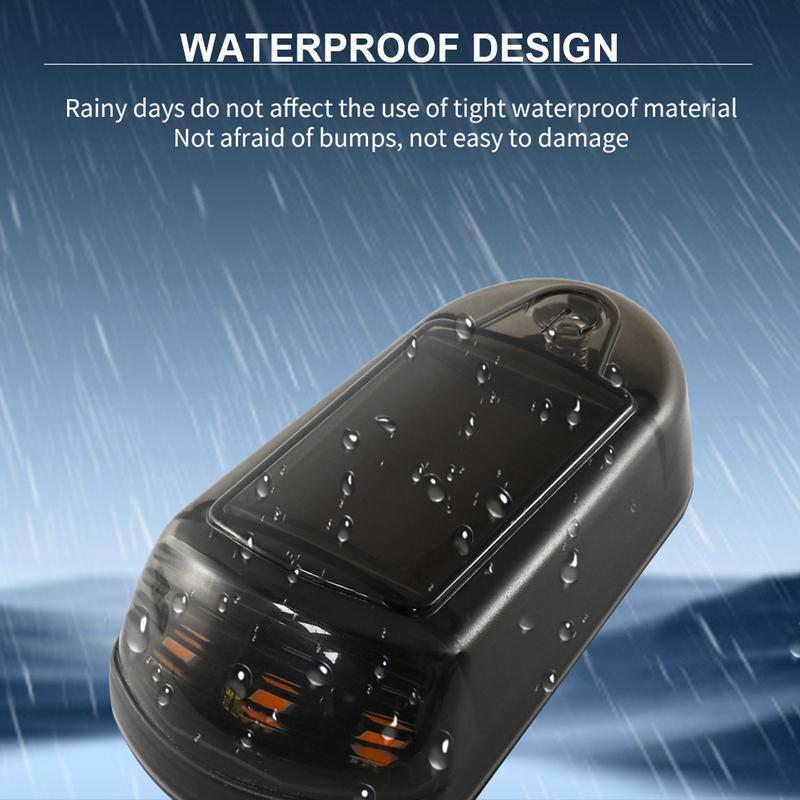 Kabellose Kabinenleuchten für LKW Solarkabinenleuchten Kein Bohren LED-Leuchten Gelbe Lampe Dachleuchten Kabinenmarkierungsleuchten für Universalauto