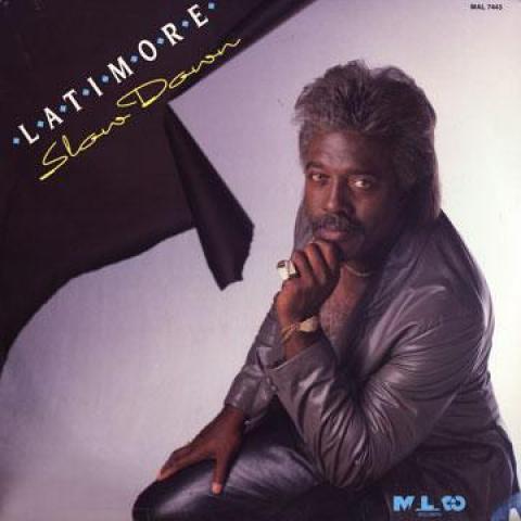 LP Record LATIMORE - Slow Down MAL7443 Malaco Records 1988 UK Soul/Funk Used