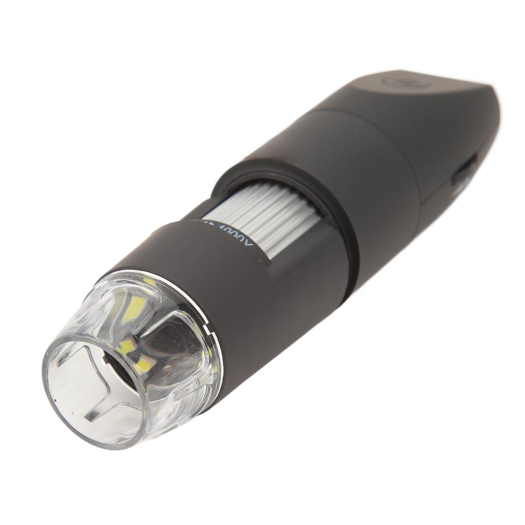 Handheld Electron Microscope 50X‑1000X 1920x1080P 8LED Lights USB Wifi Wireless Digital Microscope for Phones Laptops