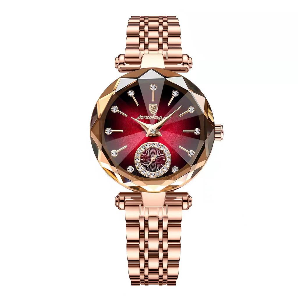 POEDAGAR Elegant Luxury Women's Quartz Watches Waterproof Stainless Steel Watch Casual Fashion Ladies Wristwatch