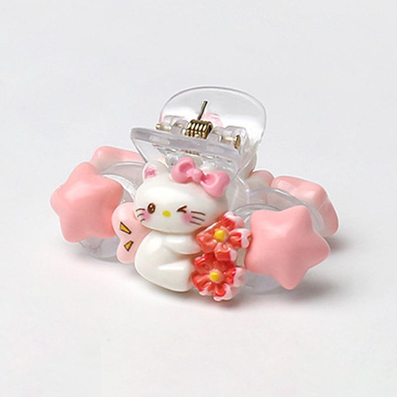 

Прозрачный мультфильм звезда Kt кошка мини коготь для волос для женщин девочек милый зажим для акулы кавайи простые аксессуары для волос подарки