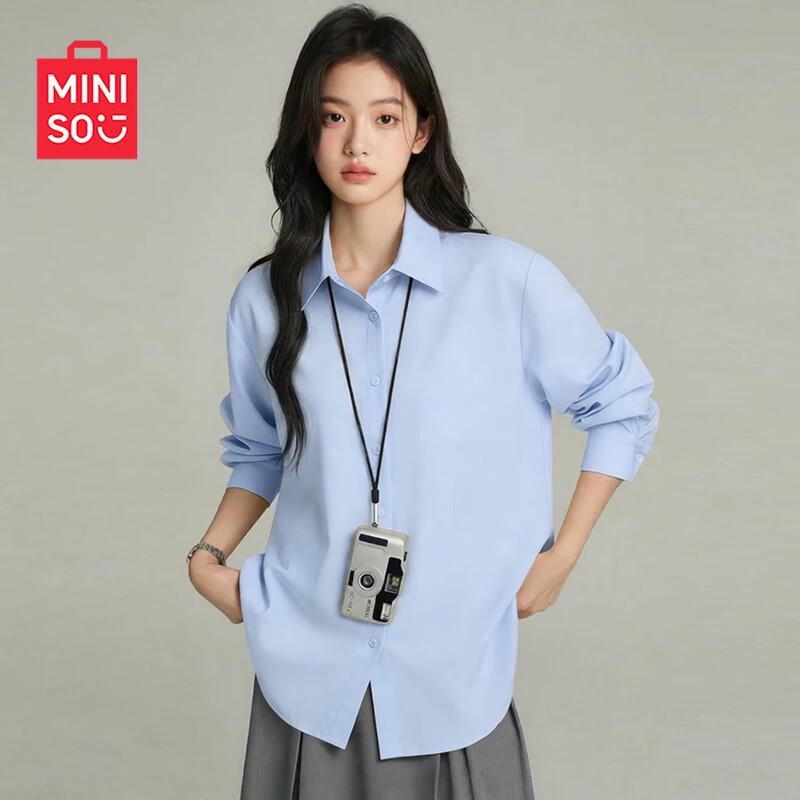 

MINISO Women s Lightweight Ice Silk Sunscreen Shirt L
