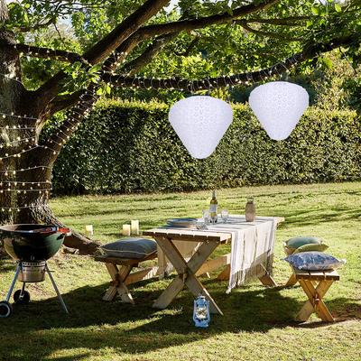 Solar Lantern Decor Nylon with Hook Outside Lanterns Waterproof Built-In Battery Automatic Lighting for Kindergarten Decoration