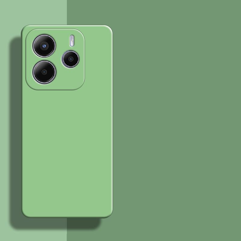 Para Capa Redmi Note 14 Para Redmi Note 14 4G 5G Global Capa Original Borracha de Silicone Líquido À Prova de Choque Bumper Para Redmi Note 14