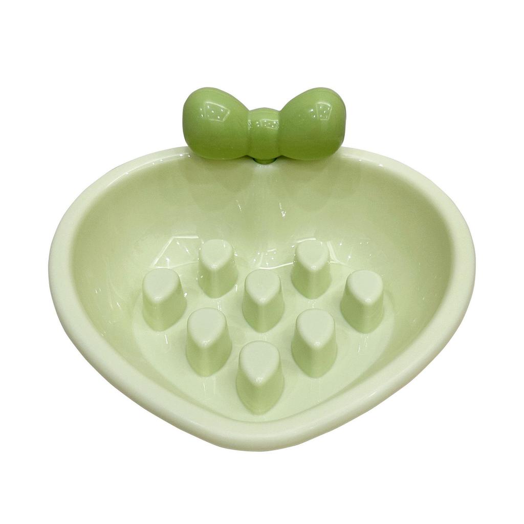High-Foot Cat Bowl: Non-Slip, Anti-Tip, Slanted Design for Pet Neck Protection.