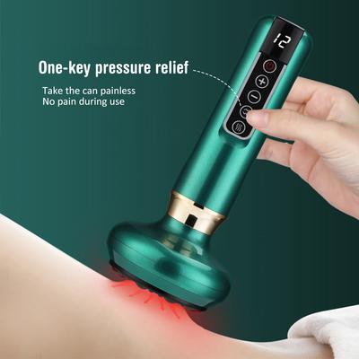 Chinese Electric Guasha Massager Vacuum Suction Cup Anti Cellulite Infrared Heat Slimming Beauty Therapy