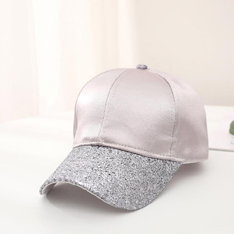 Fashionable Unisex Baseball Caps Sunproof Hat for Sports and Leisure Wear with Glitters Brim Breathable and Comfortable