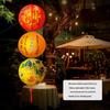 Mid-Autumn Festival Luminous Lantern String: Chinese-Style Decorative Hanging Lanterns for Festive Atmosphere