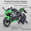1:12 Scale Kawasaki H2R 400 Motorcycle Model Toy Car Alloy Fuel Tank Rubber Tires Motorbikes Shock Absorption Toys for Kids Gift