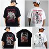 T-shirt Takamura Ippo Skull Skeleton Cartoon Anime MMA Boxing Muay Thai Kickboxing Print 3D Training Sport Unisex Short Sleeve Fitness Gym Workout