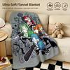 Spiel C-Castle Crashers-S Kuschelige Weiche Flanelldecke, Vielseitig für Sofa Bett Camping Reisen Nickerchen
