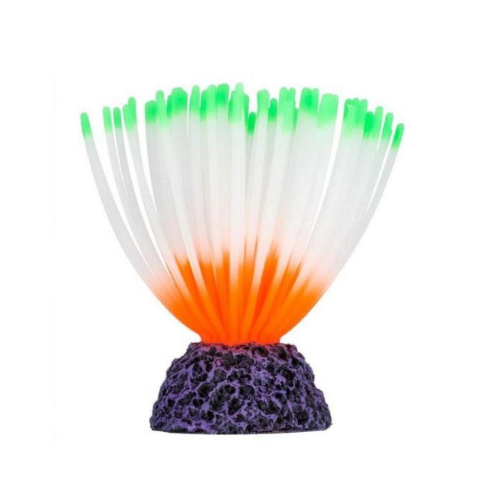 Fake Sea Urchin Bulb Simulation Luminous Soft Coral Aquatic Plants Luminous Sea Urchin Aquarium