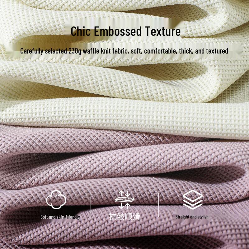 Baleno Unisex Heavyweight Waffle Knit Short Sleeve T-Shirt