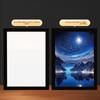 22cm/8.66in 3D Light Painting Starry Sky Acrylic Mirror LED Creativity Led Night Collectible Bedroom Decoration Desktop Display