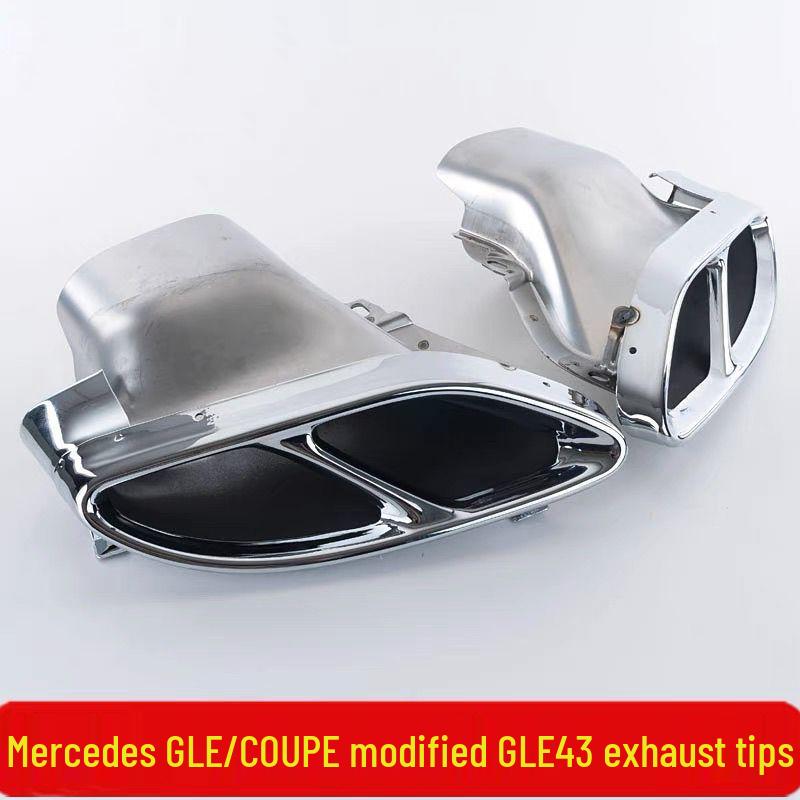 AMG GLE43 Tailpipe for Mercedes GLE320/350/400/450/500 Coupe SUV Exhaust Mod
