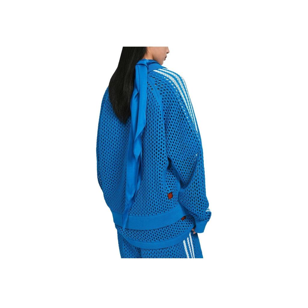 Adidas Originals X CLOT FW24 Komfortabel Mote Mesh Strikket Topp Unisex Topper Blå JF4268