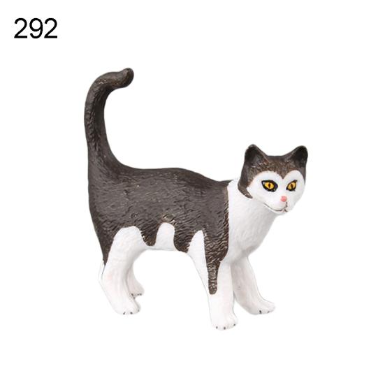 Simulation Mini Cats Kitty Figure Model Statue Home Ornaments Gift Kids Toy