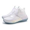 Li Ning Yu Shuai 12 Comfortable Versatile Non-Slip Lightweight High-Top Basketball Shoes Men sneaker White ABAN049-3