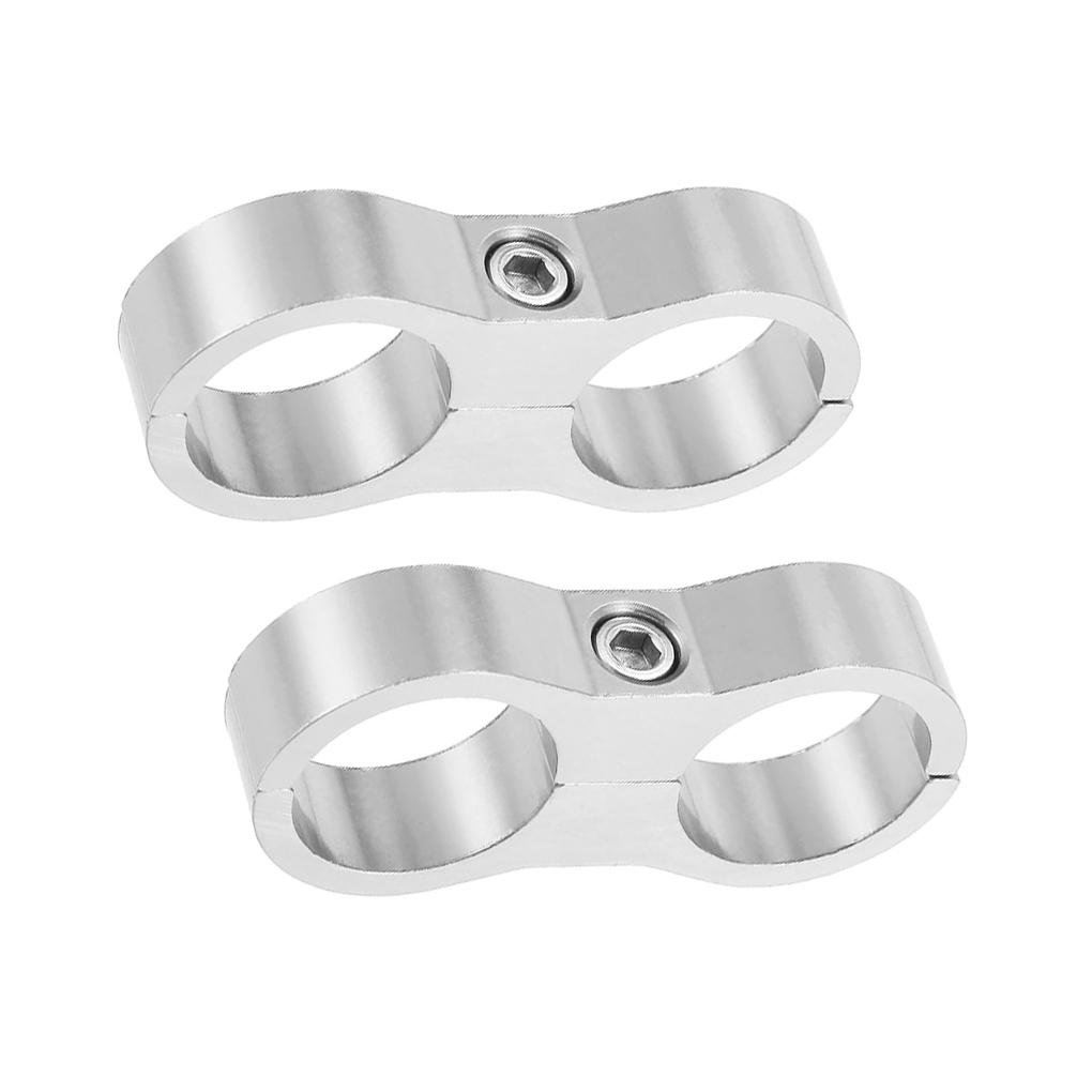 

2/3/5 2piece Car AN12 24mm Hose Separator Clamp Universal AN4 AN6 AN8 AN10 AN12 Car Billet Oil Fuels