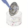 Polvo de Vidrio de Cristal Líquido Mezcla Lavado Pluma Taza de Uñas Líquido Mezcla Taza de Cristal Herramientas para Uñas Con Tapa Malla de Acero Inoxidable
