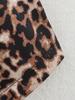 Spring 2025 Women's European & American Fashion Sleeveless Leopard Print Vest