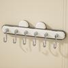 Suction Cup Hook Retractable Design Hanger Strong Load-bearing Simple Installation Bathroom Kitchen Tool Hook Towels Keys Holder