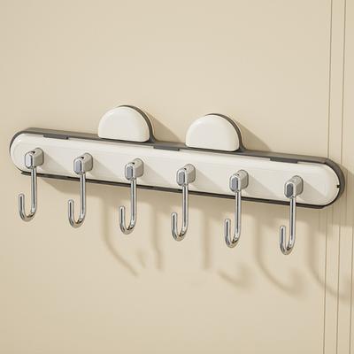 Yousheng Suction Cup Hook Retractable Design Hanger Strong Load-bearing Simple Installation Bathroom Kitchen Tool Hook Towels Keys Holder