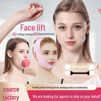 מאמן פנים: כלי למסטרים, מסכת הרזיה, רצועת הרמה, חגורת פנים V, עזר לעיצוב.