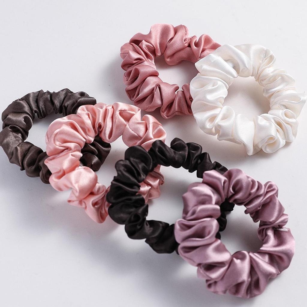 Multicolor Large Intestine Satin Hair Ties - Simple, Versatile, Quality-Rich Small Intestine Rings