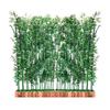 Encrypted Plastic Bamboo Partition Screen - Indoor/Outdoor Artificial Landscaping Decor