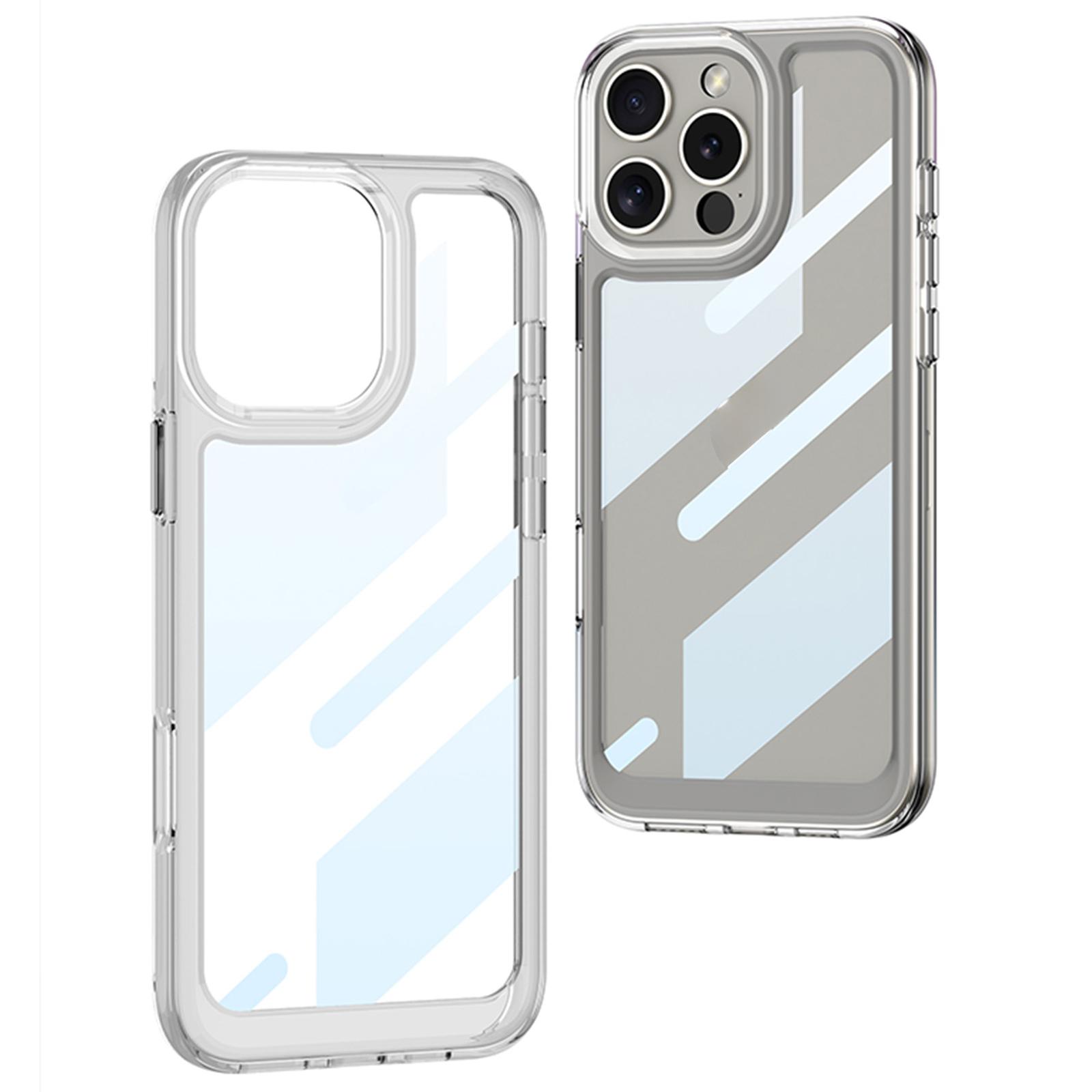 

For iPhone 16 Pro Crystal Clear Shockproof TPU Phone Cover Style A