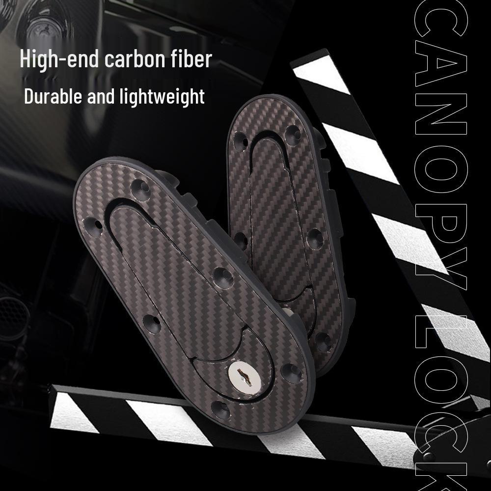 Carbon Fiber Racing Engine Hood Lock