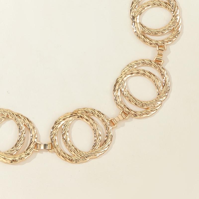 Adjustable Length Waist Chain Multilayer Metal Waist Chain Blings Body Chain Fashion Accessory