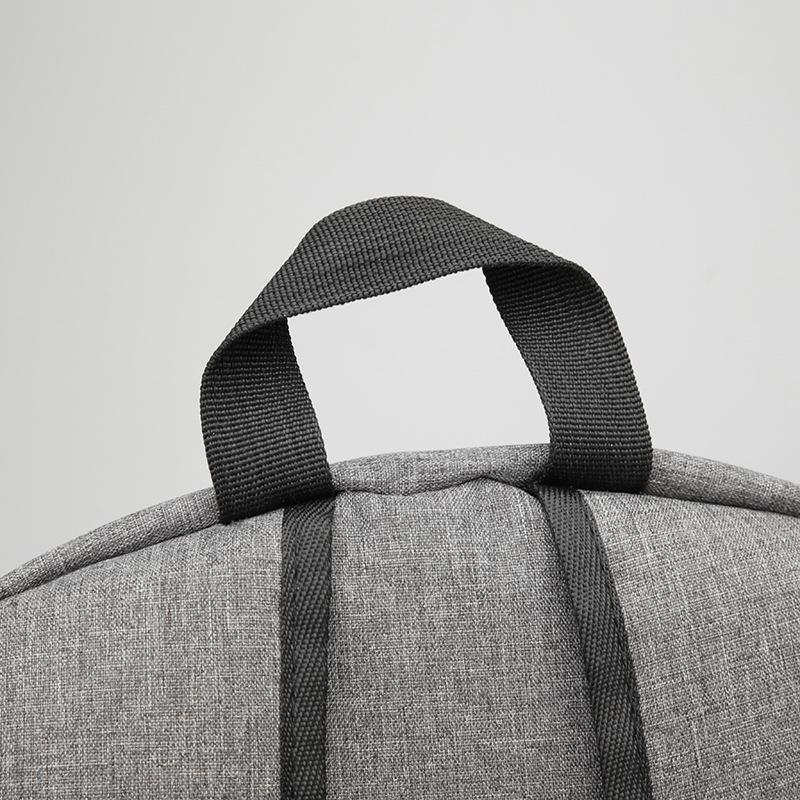 Simple Double-Shoulder Laptop Bag for Men Large-Capacity Leisure Business Notebook Backpack