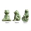 Charming Frog Miniature Sculpture for Home and Garden Decor