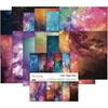 6-inch DIY Photo Album Background Paper - Single-sided, 12 Unique Designs (1 Sheet/Set)