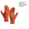 Winter Touchscreen Gloves Men Women Warm Knitted Gloves with Anti-Slip Palm Thickened Thermal Gloves for Outdoor Cycling Daily Outings