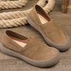 Men's Shoes Cowhide Leather Platform Casual Shoes Men Leather Original Designer Loafers Men