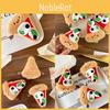 Pizza Charming Plush Toy Keychain Cute Cheese Accessory Perfect Gifts For